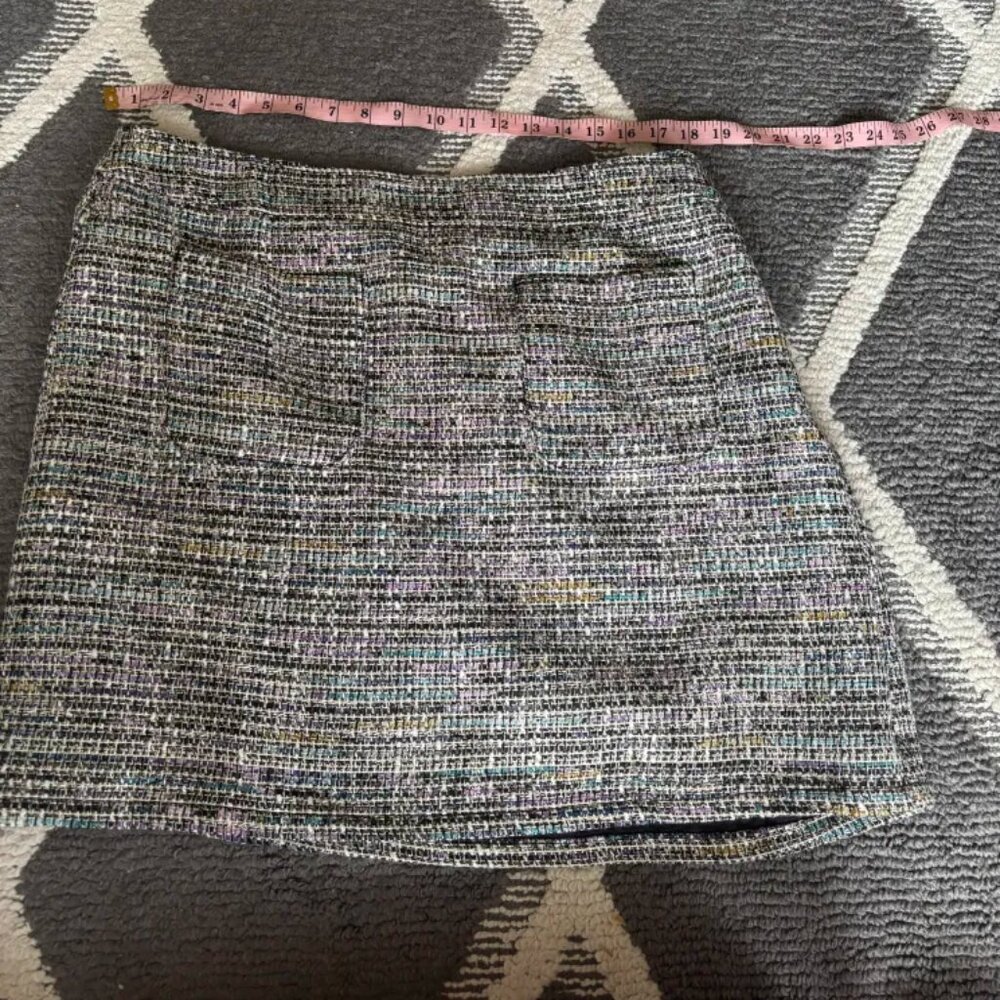 Loft Tweed Pocket Skirt